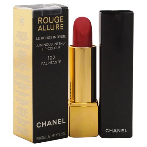 chanel rouge allure lipstick palpitante 102|Chanel Palpitante (102) Rouge Allure Luminous Intense Lip.